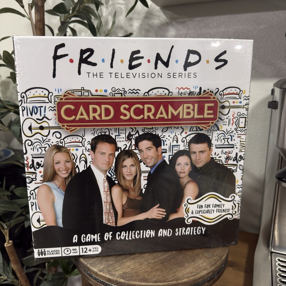 NEW Friends TV Series Card‎ Scramble Board Game Strategy Family Party Fun SEALED
